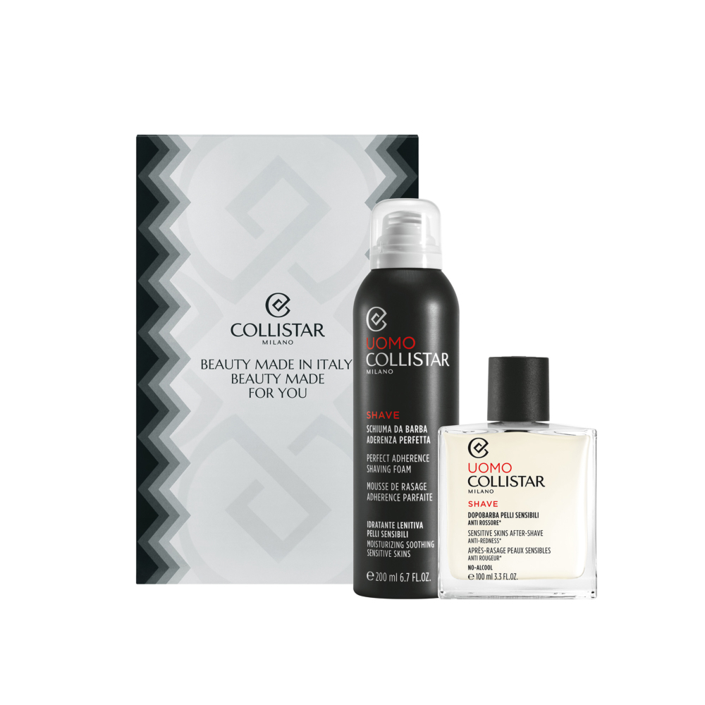 COFANETTO SCHIUMA DA BARBA ADERENZA PERFETTA IDRATANTE LENITIVA 200 ml