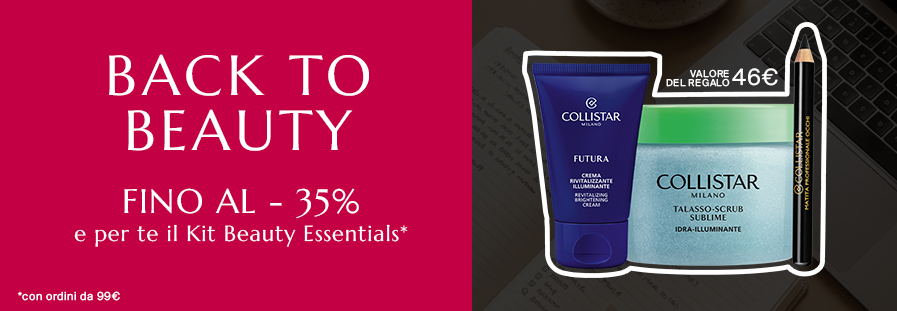 BACK TO BEAUTY - Sconti fino al 35%
